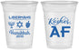 Custom Hanukkah 16 oz Soft Sided Clear Cups - Menorah Dreidel | 270024