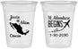Custom Wedding 16 oz Soft Sided Clear Cups - The Adventure Begins | 275