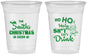 Custom Christmas 16 oz Soft Sided Clear Cups - Elf | 280009