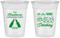 Custom Christmas 16 oz Soft Sided Clear Cups - Santa | 280015