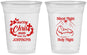 Custom Christmas 16 oz Soft Sided Clear Cups - Silent Night Holy Night | 280018
