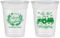 Custom Christmas 16 oz Soft Sided Clear Cups - Til The Season | 280019