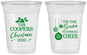 Custom Christmas 16 oz Soft Sided Clear Cups - Tis The Season | 280027