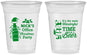 Custom Christmas 16 oz Soft Sided Clear Cups - Elf | 280029