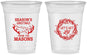 Custom Christmas 16 oz Soft Sided Clear Cups - Lets Get Lit | 280032