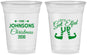 Custom Christmas 16 oz Soft Sided Clear Cups - Lets Get Elfed Up | 280037