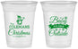 Custom Christmas 16 oz Soft Sided Clear Cups - Cold Outside | 280043