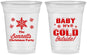 Custom Christmas 16 oz Soft Sided Clear Cups - Joy To The World | 280054