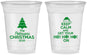 Custom Christmas 16 oz Soft Sided Clear Cups - Ho Ho Ho | 280061