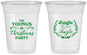 Custom Christmas 16 oz Soft Sided Clear Cups - Jingle Til You Jingle | 280063