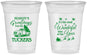 Custom Christmas 16 oz Soft Sided Clear Cups - Season Greetings | 280071