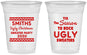Custom Christmas 16 oz Soft Sided Clear Cups - Ugly Sweater | 280080