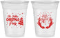 Custom Christmas 16 oz Soft Sided Clear Cups - Snowman | 280096