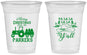Custom Christmas 16 oz Soft Sided Clear Cups - Country | 280097