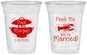 Custom Wedding 16 oz Soft Sided Clear Cups - Crawfish Boil | 288