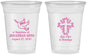 Custom Baptism 16 oz Soft Sided Clear Cups - Mi Bautizo | 290004