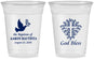 Custom Baptism 16 oz Soft Sided Clear Cups - God Bless | 290007
