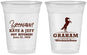 Custom Wedding 16 oz Soft Sided Clear Cups - Got Hitched | 296