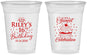 Custom 16th Birthday 16 oz Soft Sided Clear Cups - Cupcake | 300006