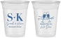 Custom Rehearsal Dinner 16 oz Soft Sided Clear Cups - Before We Do We Dine | 30005