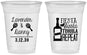 Custom Wedding 16 oz Soft Sided Clear Cups - Fiesta Siesta Tequila Repeat | 306
