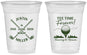 Custom Memorial 16 oz Soft Sided Clear Cups - Fairway To Heavens | 310007