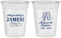 Custom Memorial 16 oz Soft Sided Clear Cups - Thanks For The Memories | 310011