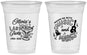 Custom Memorial 16 oz Soft Sided Clear Cups - Mourn Me With Music | 310012