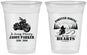 Custom Memorial 16 oz Soft Sided Clear Cups - Riding In Our Hearts | 310014