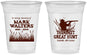 Custom Memorial 16 oz Soft Sided Clear Cups - The Last Great Hunt | 310020