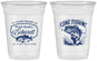 Custom Memorial 16 oz Soft Sided Clear Cups - Gone Fishing | 310022