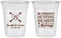 Custom Wedding 16 oz Soft Sided Clear Cups - We Interrupt Season | 318