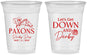 Custom Derby Day 16 oz Soft Sided Clear Cups - Lets Get Down And Derby | 320000