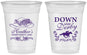 Custom Derby Day 16 oz Soft Sided Clear Cups - Down And Derby | 320001
