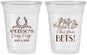Custom Derby Day 16 oz Soft Sided Clear Cups - Place Your Bets | 320003