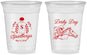 Custom Derby Day 16 oz Soft Sided Clear Cups - Horses | 320007