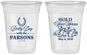 Custom Derby Day 16 oz Soft Sided Clear Cups - Hold Your Horses | 320008
