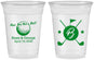 Custom Wedding 16 oz Soft Sided Clear Cups - Golf | 325