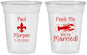 Custom Wedding 16 oz Soft Sided Clear Cups - Crawfish Boil | 330