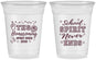 Custom Homecoming 16 oz Soft Sided Clear Cups - Spirit Week | 330011