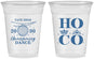 Custom Homecoming 16 oz Soft Sided Clear Cups - Hoco Dance | 330016