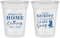 Custom Homecoming 16 oz Soft Sided Clear Cups - From Kickoff To Last Song | 330018