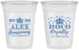 Custom Homecoming 16 oz Soft Sided Clear Cups - Hoco King Vote | 330025