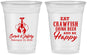 Custom Wedding 16 oz Soft Sided Clear Cups - Crawfish Boil | 335