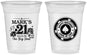 Custom 21st Birthday 16 oz Soft Sided Clear Cups - Legal At Last Vegas | 340004