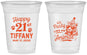 Custom 21st Birthday 16 oz Soft Sided Clear Cups - Party Like An Animal Tiger | 340020