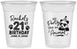 Custom 21st Birthday 16 oz Soft Sided Clear Cups - Party Like An Animal Panda | 340021