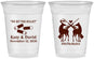 Custom Wedding 16 oz Soft Sided Clear Cups - We Bit The Bullet | 343