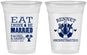 Custom Wedding 16 oz Soft Sided Clear Cups - Eat Drink Be Married | 367