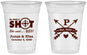 Custom Wedding 16 oz Soft Sided Clear Cups - Take A Shot She Said Yes | 370